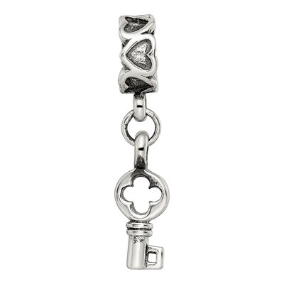Sterling Silver Key Dangle Bead – view 6