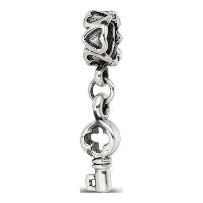 Sterling Silver Key Dangle Bead – view 7