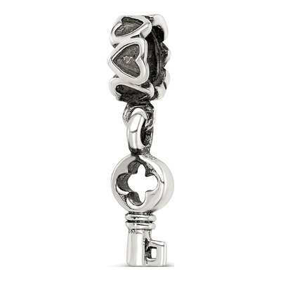 Sterling Silver Key Dangle Bead