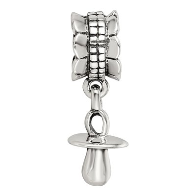Sterling Silver Pacifier Dangle Bead – view 6