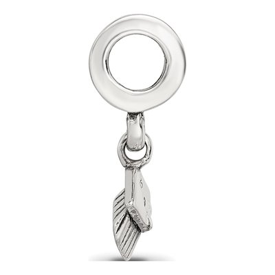 Sterling Silver Graduation Cap Dangle Bead – view 4