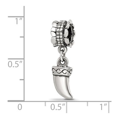 Sterling Silver Tiger Claw Dangle Bead – view 6