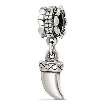 Sterling Silver Tiger Claw Dangle Bead