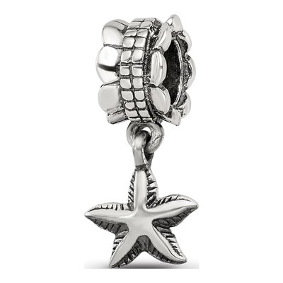 Sterling Silver Starfish Dangle Bead