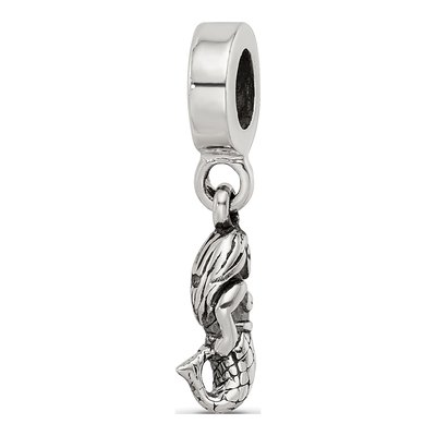 Sterling Silver Mermaid Dangle Bead – view 7