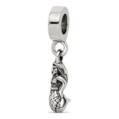 Sterling Silver Mermaid Dangle Bead