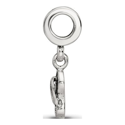 Sterling Silver Flip Flop Dangle Bead – view 4