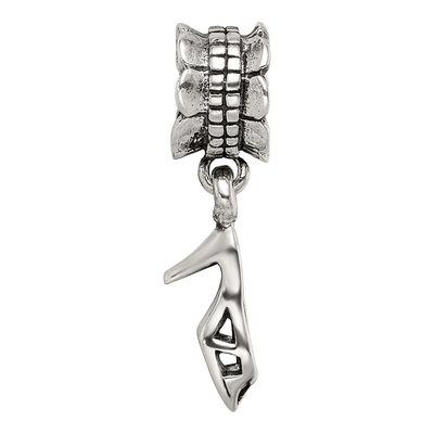 Sterling Silver High Heel Shoe Dangle Bead – view 6