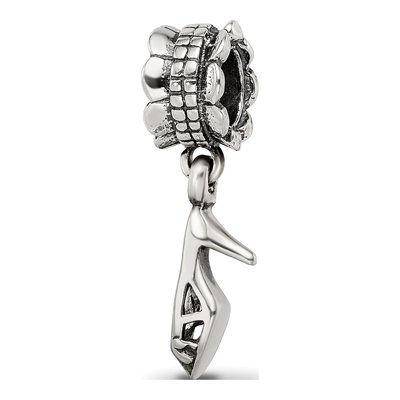 Sterling Silver High Heel Shoe Dangle Bead – view 8
