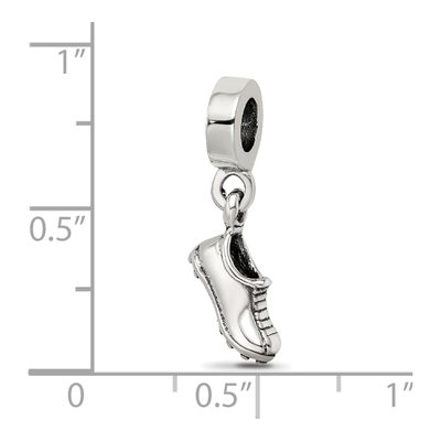 Sterling Silver Sports Shoe Dangle Bead – view 6