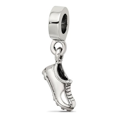 Sterling Silver Sports Shoe Dangle Bead
