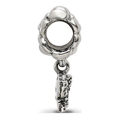 Sterling Silver Butterfly Dangle Bead – view 4
