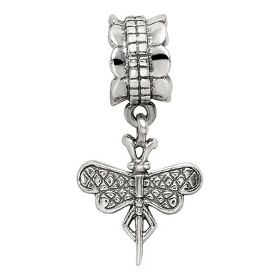 Sterling Silver Dragonfly Dangle Bead – view 6
