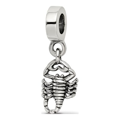 Sterling Silver Scorpion Dangle Bead