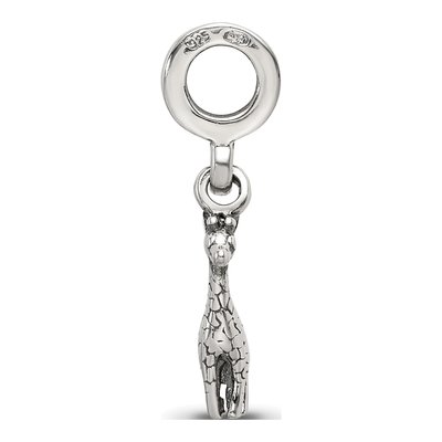 Sterling Silver Giraffe Dangle Bead – view 4