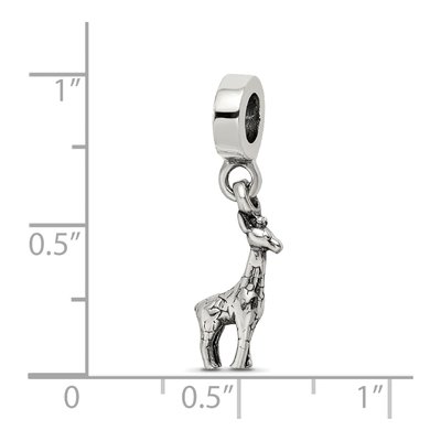 Sterling Silver Giraffe Dangle Bead – view 5