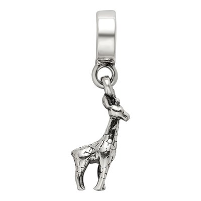 Sterling Silver Giraffe Dangle Bead – view 6