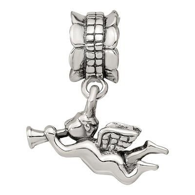 Sterling Silver Angel Dangle Bead – view 6