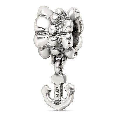 Sterling Silver Anchor Dangle Bead – view 7