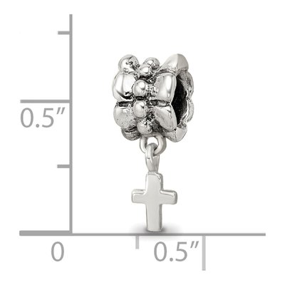 Sterling Silver Cross Dangle Bead – view 6