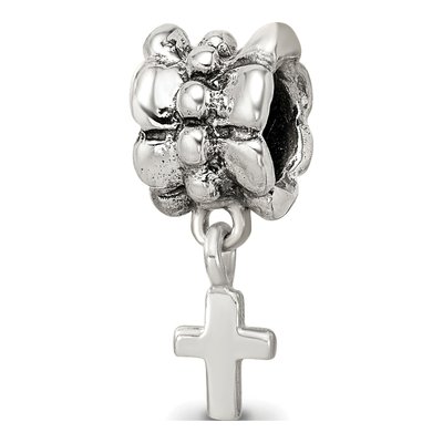 Sterling Silver Cross Dangle Bead