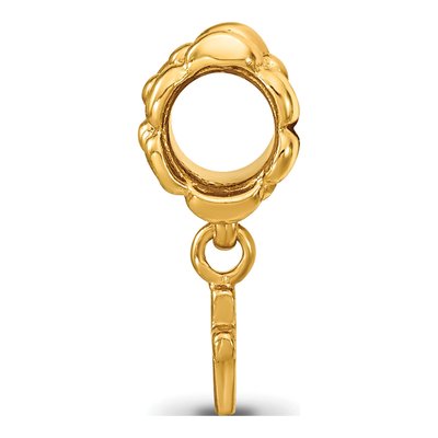 Gold-Plated Sterling Silver Cross Dangle Bead – view 4
