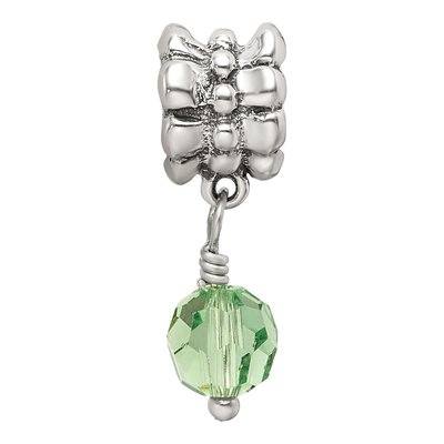 Sterling Silver Crystal Dangle Bead – view 5