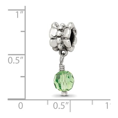 Sterling Silver Crystal Dangle Bead – view 6