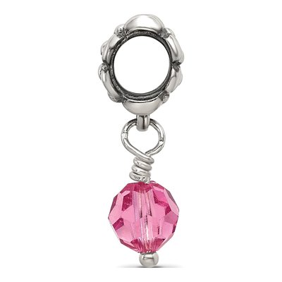 Sterling Silver Crystal Dangle Bead – view 4
