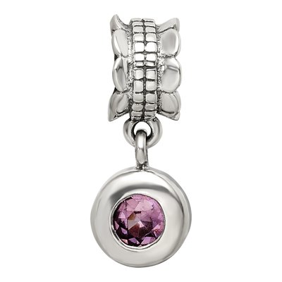 Sterling Silver CZ Dangle Bead – view 6