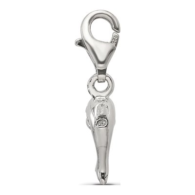 Sterling Silver Dolphin Click-On Bead – view 4