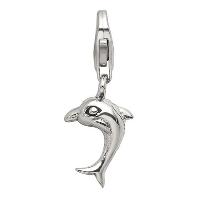 Sterling Silver Dolphin Click-On Bead – view 6