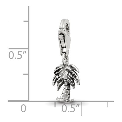 Sterling Silver Palm Tree Click-On Bead – view 5