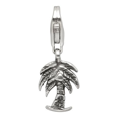 Sterling Silver Palm Tree Click-On Bead – view 6