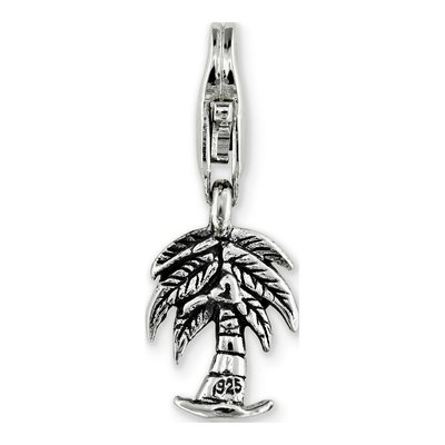Sterling Silver Palm Tree Click-On Bead – view 7