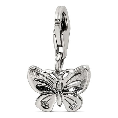 Sterling Silver Butterfly Click-On Bead – view 7