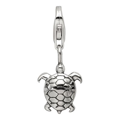 Sterling Silver Turtle Click-On Bead – view 6