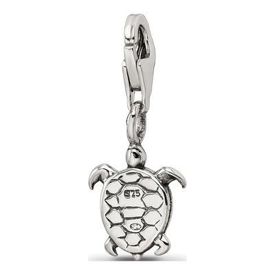 Sterling Silver Turtle Click-On Bead – view 7