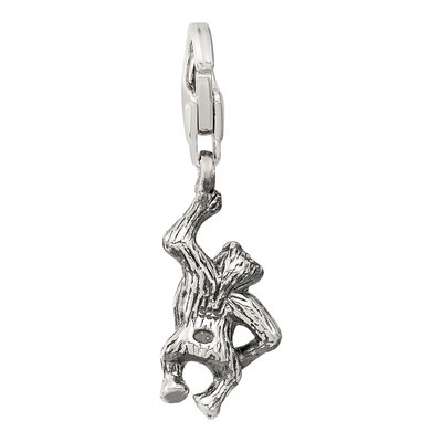Sterling Silver Monkey Click-On Bead – view 5