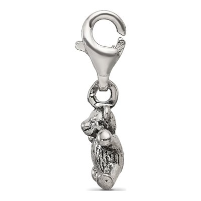 Sterling Silver Teddy Bear Click-On Bead – view 4