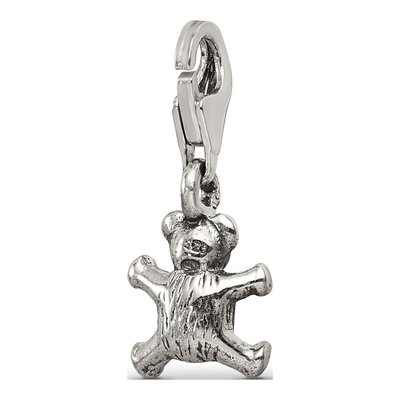 Sterling Silver Teddy Bear Click-On Bead – view 7