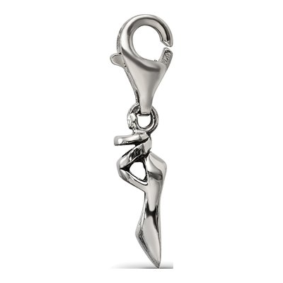Sterling Silver Ballet Slipper Click-On Bead – view 4