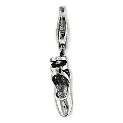 Sterling Silver Ballet Slipper Click-On Bead – view 7