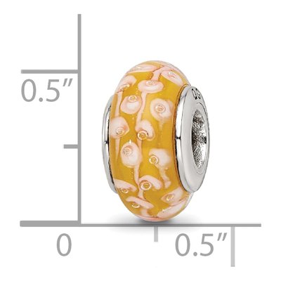 Sterling Silver Glass Bead – view 7