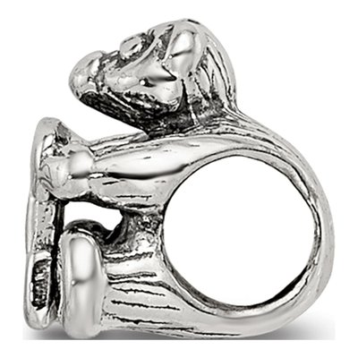 Sterling Silver Kids Letter E Bead – view 4