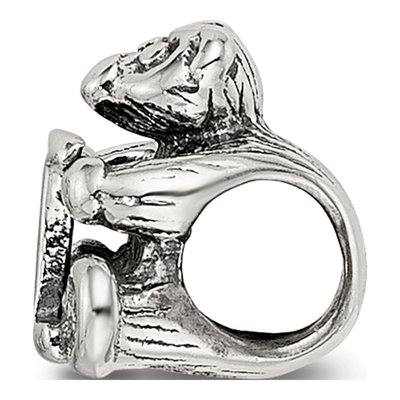 Sterling Silver Kids Letter I Bead – view 4
