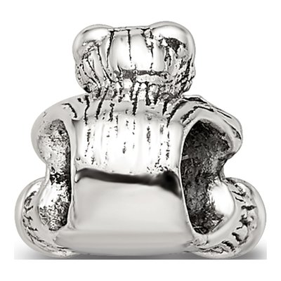 Sterling Silver Kids Letter K Bead – view 7