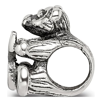 Sterling Silver Kids Letter S Bead – view 4