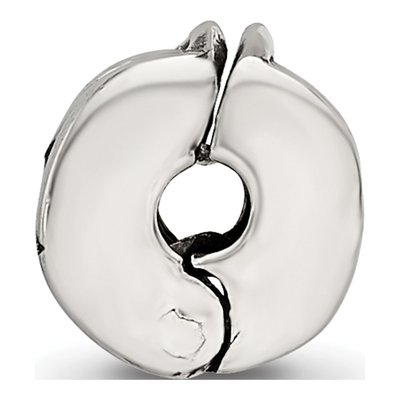 Sterling Silver Heart Clip Bead – view 4