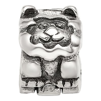 Sterling Silver Kids Lion Clip Bead – view 6
